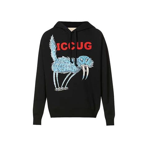 gucci iccug hoodie|Gucci hoodie cost.